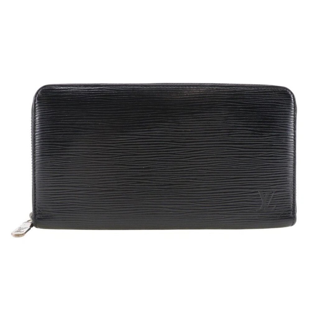 LOUIS VUITTON Zippy Organizer Purse M62643 Noir black Epi Leather mens